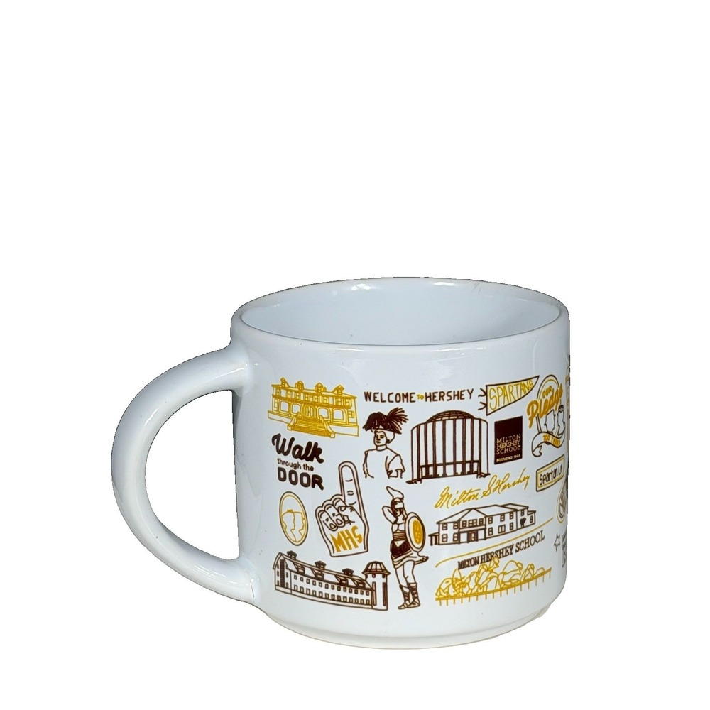 MILTON HERSHEY SCHOOL Starbucks Style Coffee Mug Spartans Hershey. Pa Hershey's